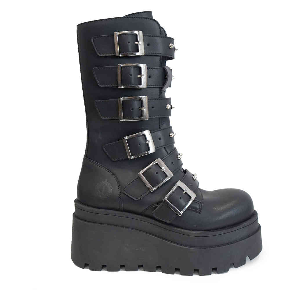 Altercore - Como Plateau Laarzen - Zwart